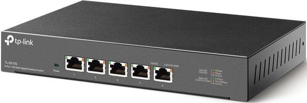 Комутатор TP-LINK TL-SX105 5x10GE некерований Метал. корпус
