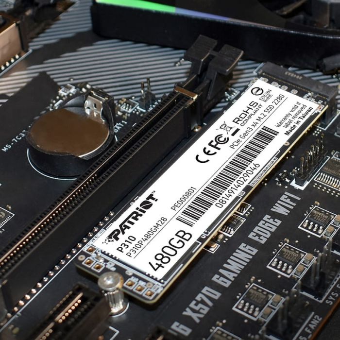 Накопичувач SSD Patriot M.2  480GB PCIe 3.0 P310