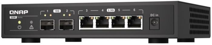 Некерований комутатор QNAP QSW-2104-2S 2*10GbE SFP+  4*2.5GbE (RJ45)