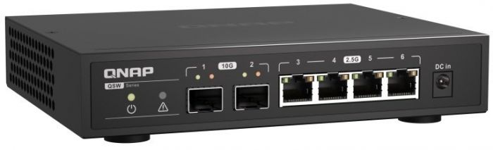 Некерований комутатор QNAP QSW-2104-2S 2*10GbE SFP+  4*2.5GbE (RJ45)