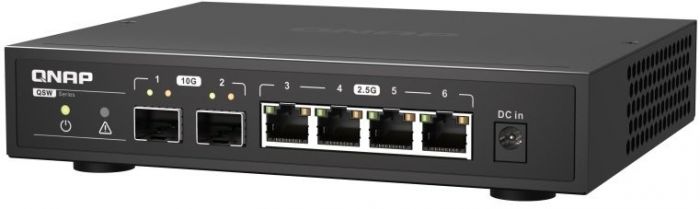 Некерований комутатор QNAP QSW-2104-2S 2*10GbE SFP+  4*2.5GbE (RJ45)