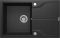 Мийка кухонна Deante Andante, граніт, прямокутник, з крилом, 780х490х194мм, чаша - 1, накладна, графіт