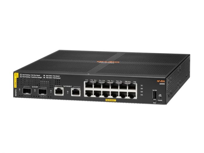 Комутатор HPE Aruba 6000 12G CL4 2SFP 139W Switch
