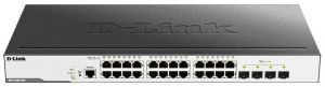 Комутатор D-Link DGS-3000-28X 24xGE, 4xSFP+, L2
