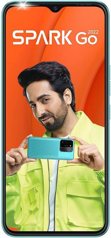 Смартфон TECNO Spark Go 2022 (KG5m) 2/32Gb NFC 2SIM Turquoise Cyan