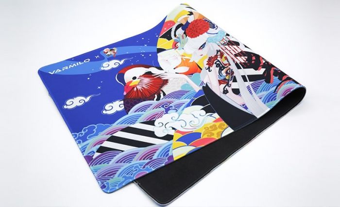 Килимок для миші Varmilo Lovebirds Blue Desk Mat XL (900х400х3мм)