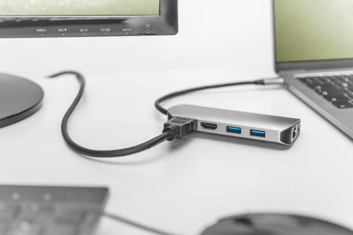 Док-станція DIGITUS USB-C, 8 Port