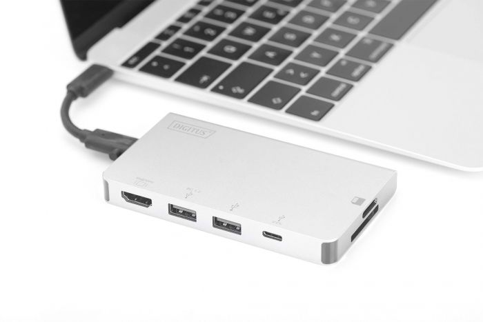 Док-станція DIGITUS Travel USB-C, 6 Port