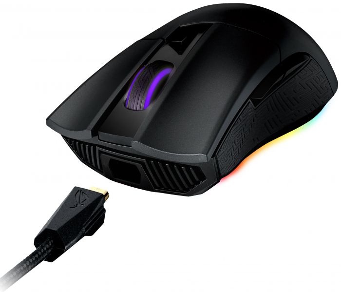 ASUS Миша ROG Gladius II Origin RGB USB Black for BUNDLE