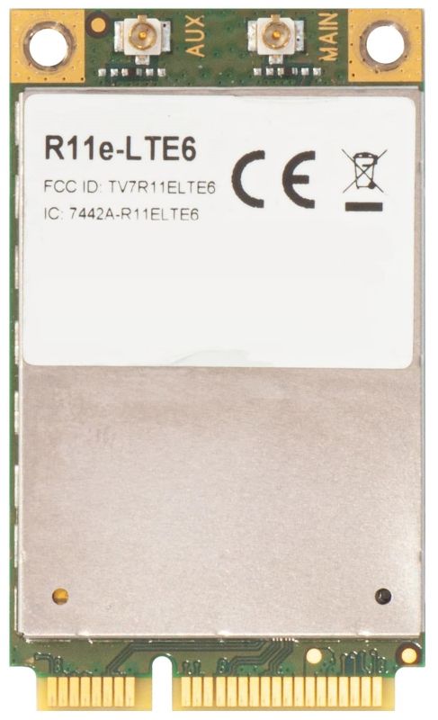LTE-модуль MikroTik R11e-LTE6 miniPCi-e