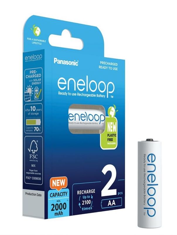 Акумулятор Panasonic Eneloop AA 2000 2BP mAh NI-MH