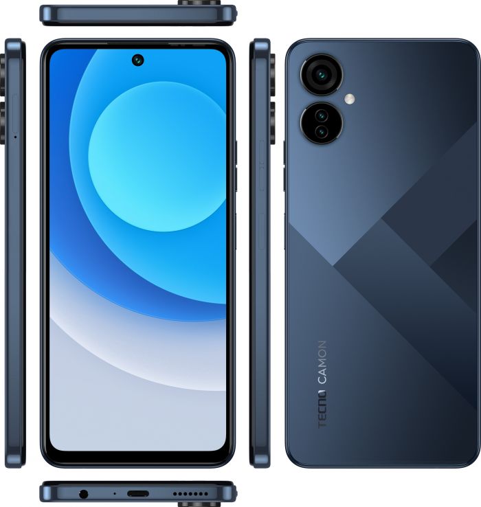 Смартфон TECNO Camon 19 Neo (CH6i) 6/128Gb NFC 2SIM Eco Black