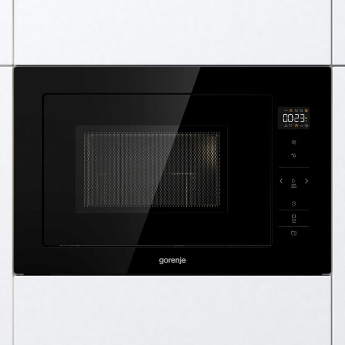 Вбудована м/піч Gorenje BM251SG2BG/25 л/900 Вт./гриль-1000 Вт/ дисплей/ багаторівневе приготув./чорний