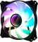 Комплект корпусних вентиляторів Zalman Infinity Mirror ZM-IF120A3, ARGB, 3x120мм, 1200rpm ± 10%, 3 pin, чорна рамка, з контролером