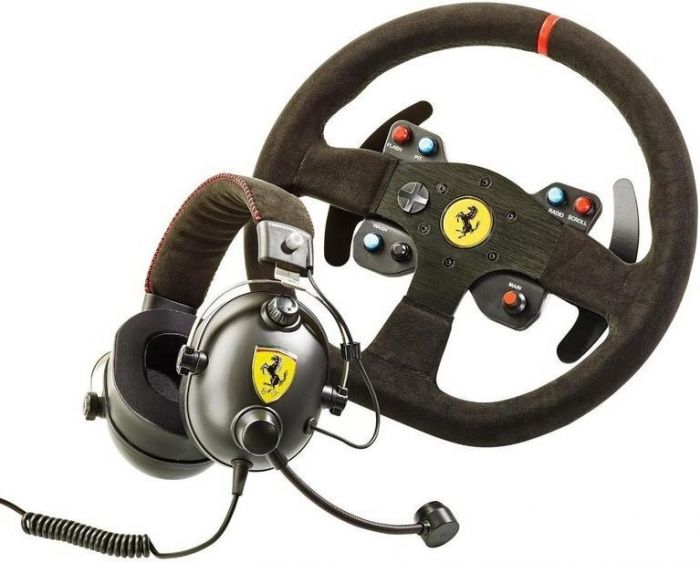 Комплект кермо + гарнітура Thrustmaster Race Kit Ferrari 599XX EVO Edition With Alcantara