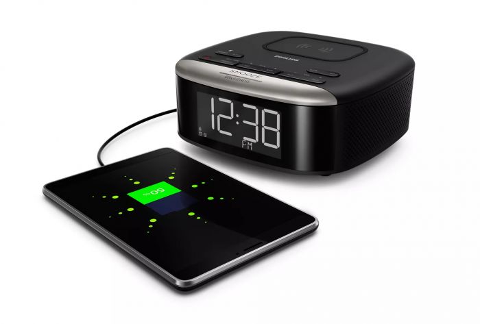 Радіогодинник Philips TAR7706 FM/DAB+, stereo 4W, LCD, Qi, Wireless