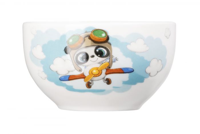 Набір дитячого посуду Ardesto Panda pilot 3 пр., порцеляна