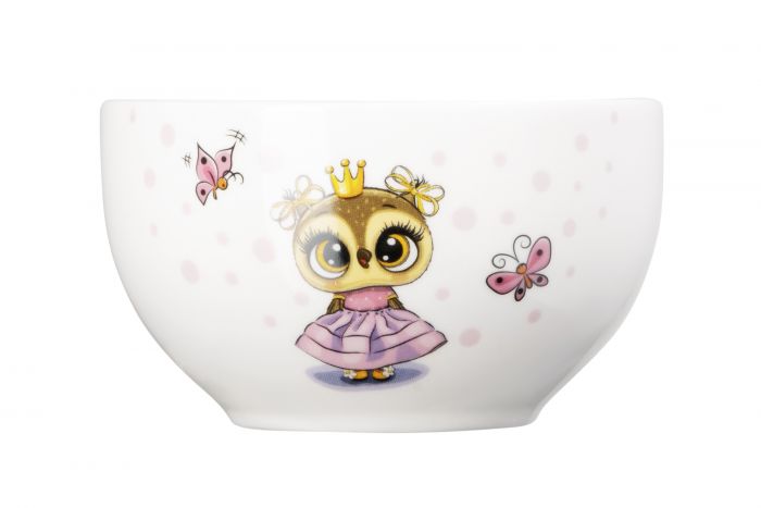 Набір дитячого посуду Ardesto Princess owl 3 пр., порцеляна