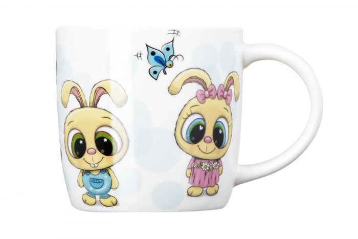 Набір дитячого посуду Ardesto Bunnies 3 пр., порцеляна