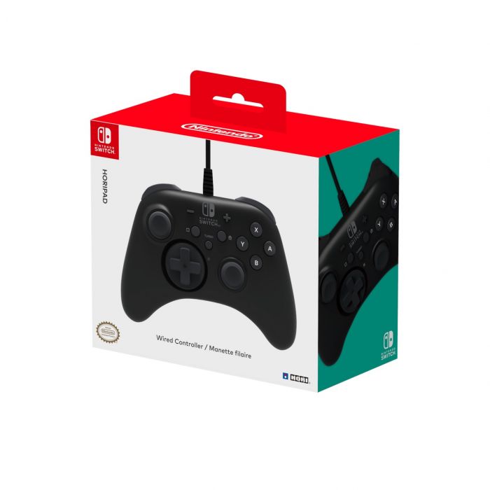 Геймпад провідний Horipad для Nintendo Switch, Black