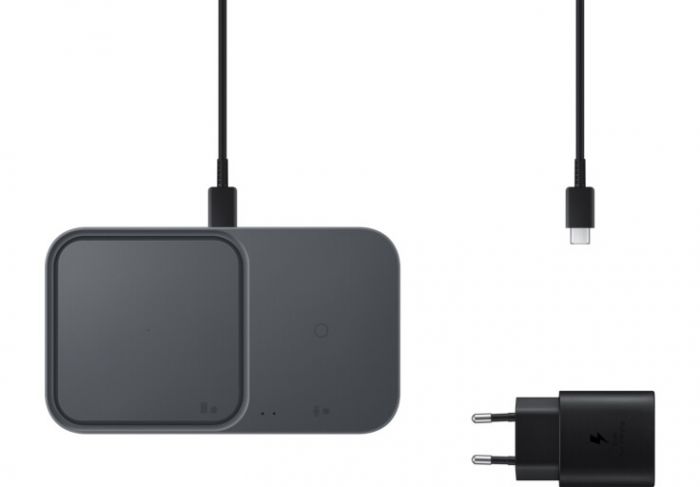 Бездротовий зарядний пристрій Samsung 15W Wireless Charger Duo (with TA) Black