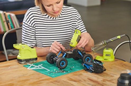 Пістолет клейовий Ryobi RGLM18-0 ONE+ 18В стрижні 7мм 170° без АКБ та ЗП
