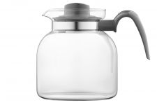 Заварник Termisil Maja, 1850 мл, сірий, боросилікатне скло, пластик