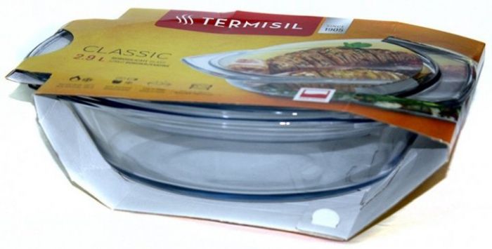 Форма для запікання Termisil із кришкою, овальна, 2,9 л