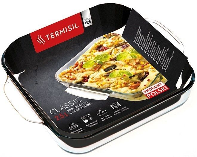 Форма для запікання Termisil, квадратна, 2,5 л