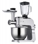 Кухонна машина Ardesto KMCH-K1500SS/ 1500 Вт/ 6 швидк. + режим Pulse/ чаша 6 л./ блендер 1.5 л./сріблясто-сірий