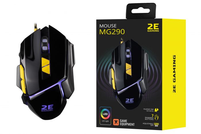 Миша 2E GAMING MG290 LED USB Black