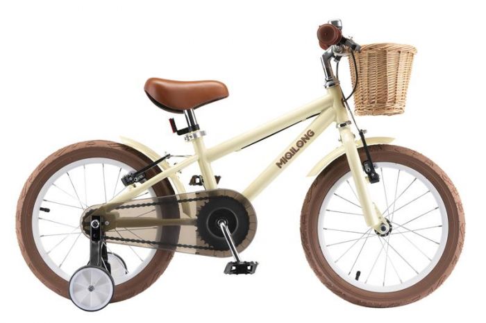 Дитячий велосипед Miqilong RM Бежевий 16"