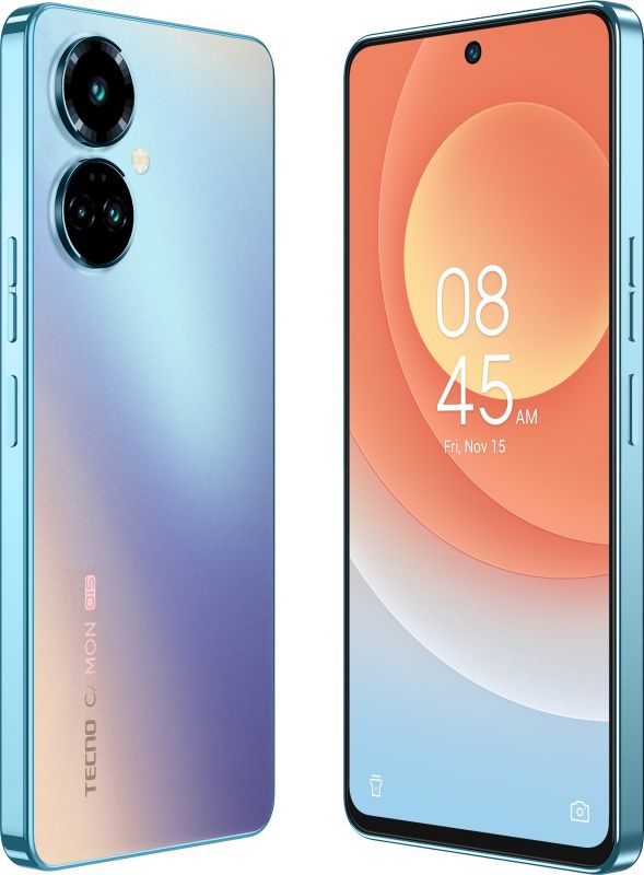 Смартфон TECNO Camon 19 Pro (CI8n) 8/128Gb NFC 2SIM Polar Blue