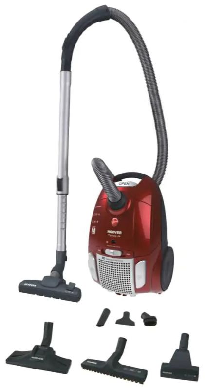 Пилосос із мішком Hoover TE70_TE75011 700Вт, 3.5л, Hepa, Червоний
