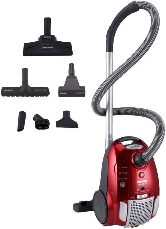 Пилосос із мішком Hoover TE70_TE75011 700Вт, 3.5л, Hepa, Червоний