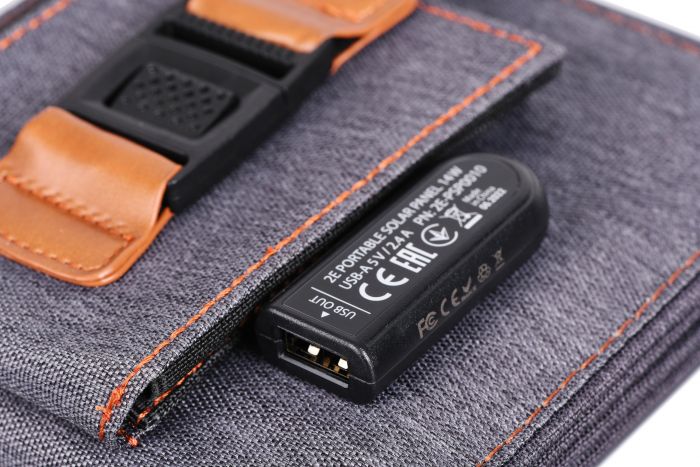 Портативна сонячна панель 2E, 14 Вт зарядний пристрій, USB-A 5V/2.4A