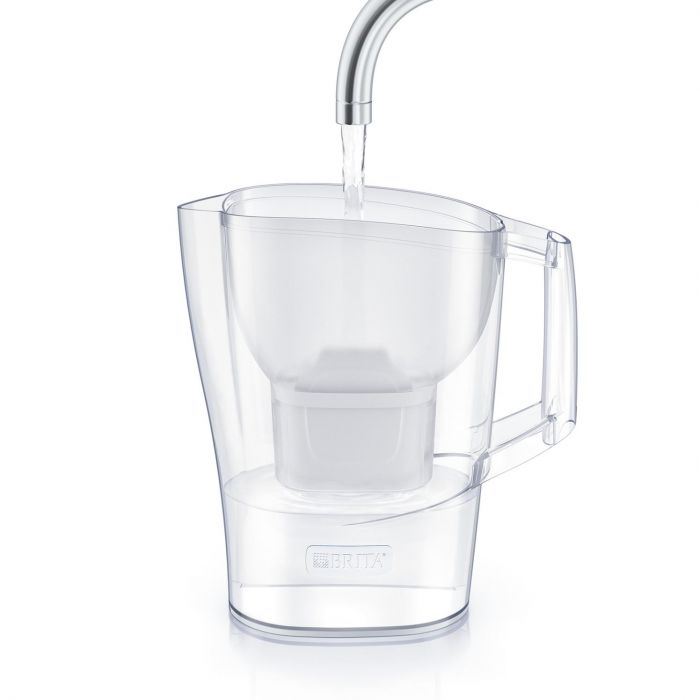 Фільтр-глечик Brita Aluna Memo 2.4 л (1.4 л очищеної води), білий