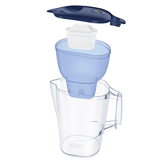 Фільтр-глечик Brita Aluna Memo 2.4 л (1.4 л очищеної води), білий