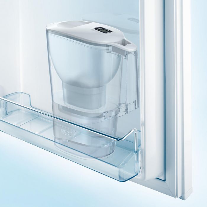 Фільтр-глечик Brita Aluna Memo 2.4 л (1.4 л очищеної води), білий