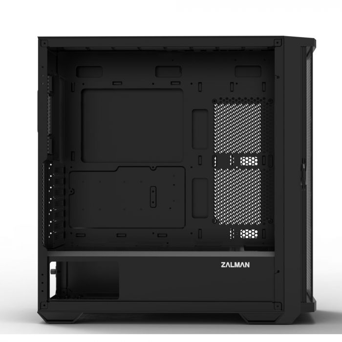 Корпус Zalman Z10 BLACK, MidT, 2xUSB3.0, 1 x USB Type-C, 3x140мм, 1x120мм, скло (бічна панель), без БЖ, чорний