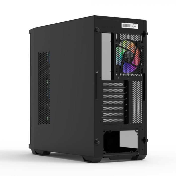 Корпус Zalman Z10 Plus BLACK, MidT, 2xUSB3.0, 1 x USB Type-C, 3x140мм ARGB, 1x120мм ARGB, скло (бічна панель), без БЖ, чорний