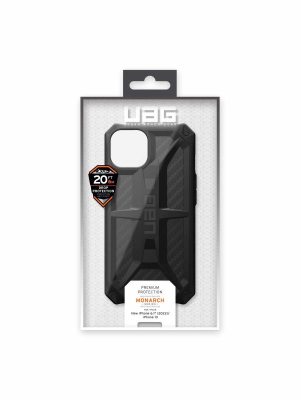 Чохол UAG для Apple iPhone 14 Monarch, Carbon Fiber