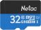 Карта пам'яті Netac microSD  32GB C10 UHS-I R80MB/s + SD