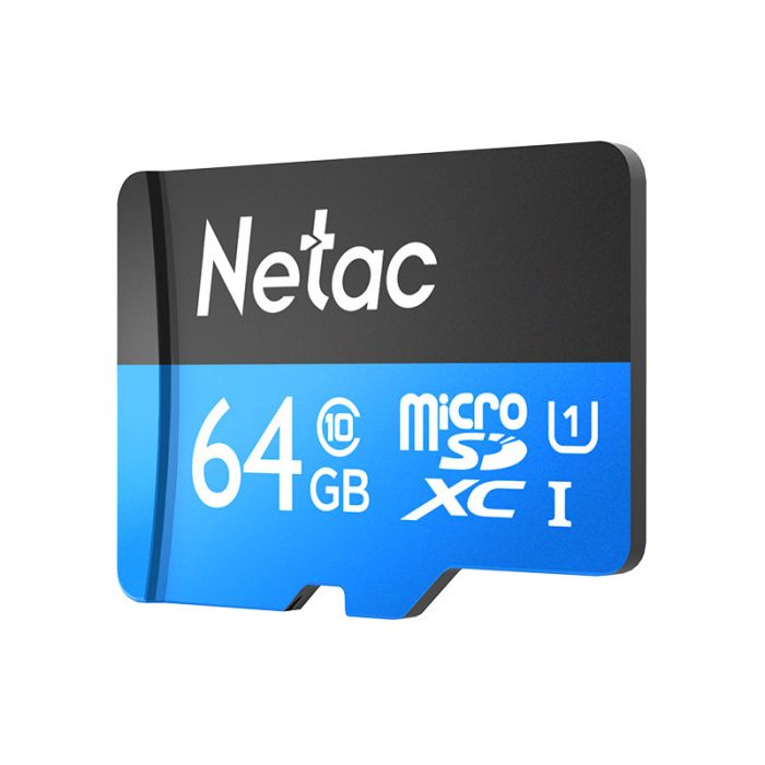 Карта пам'яті Netac microSD  64GB C10 UHS-I R80MB/s + SD