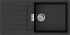 Мийка кухонна Hansgrohe S52, граніт, прямокутник, з крилом, 980х480х190мм, чаша - 1, накладна, S520-F480, чорний графіт