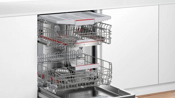 Посудомийна машина Bosch вбудовувана,  14 компл., A+++, 60см, дисплей, білий