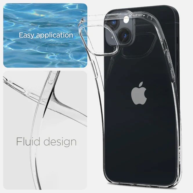 Чохол Spigen для Apple iPhone 14 Crystal Flex, Crystal Clear