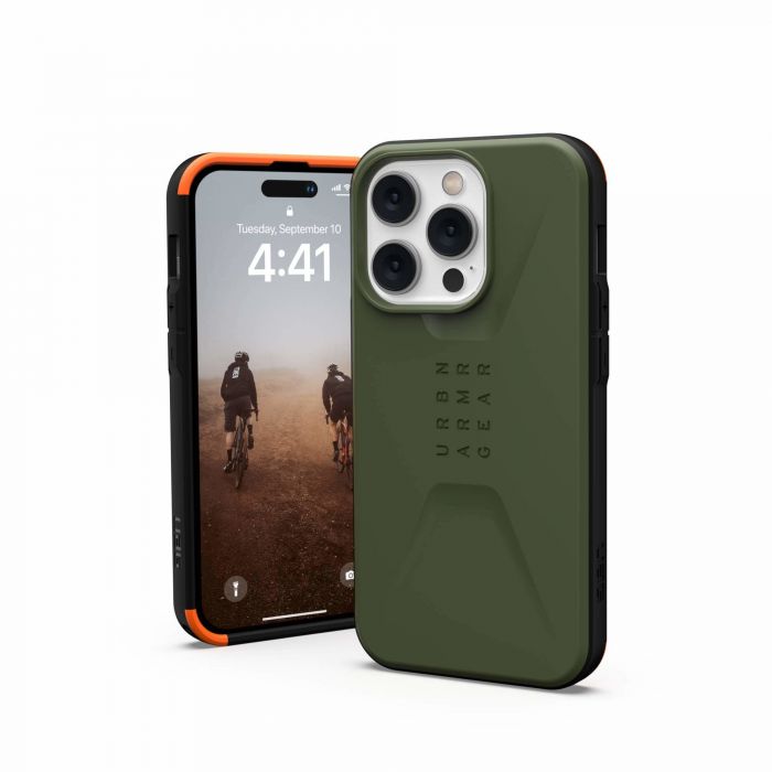 Чохол UAG для Apple iPhone 14 Pro Civilian, Olive