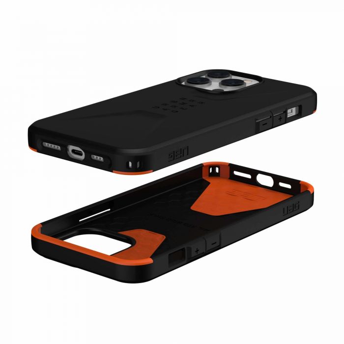 Чохол UAG для Apple iPhone 14 Pro Max Civilian, Black