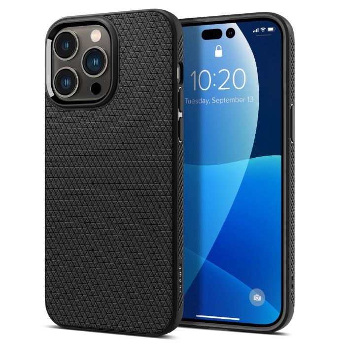 Чохол Spigen для Apple iPhone 14 Pro Max Liquid Air, Matte Black